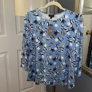 NWT J.Jill flower top